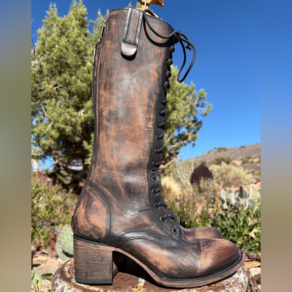 Freebird By Steven Grany Lace Up Boots - Picture 9 of 16